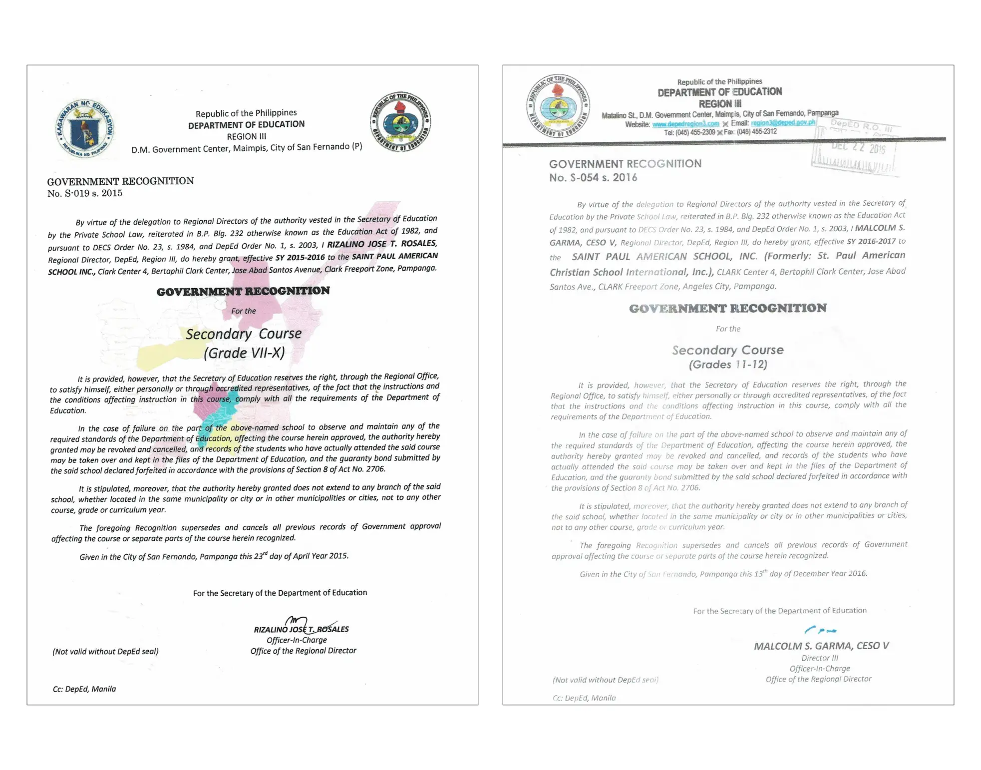 DepEd Certificate 2